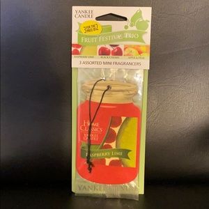 NEW: Yankee Candle Fruit Festive Trio Car Jar Set - Apple Pear Cherry